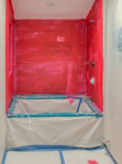 Belmont bathroom remodel